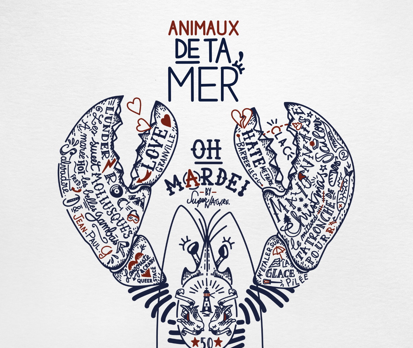 Les Animaux Marins - SuperNature Design