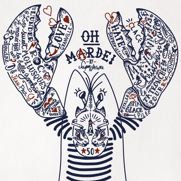 Image back Poster vertical : Homard bleu de Chausey, l'esprit rebelle