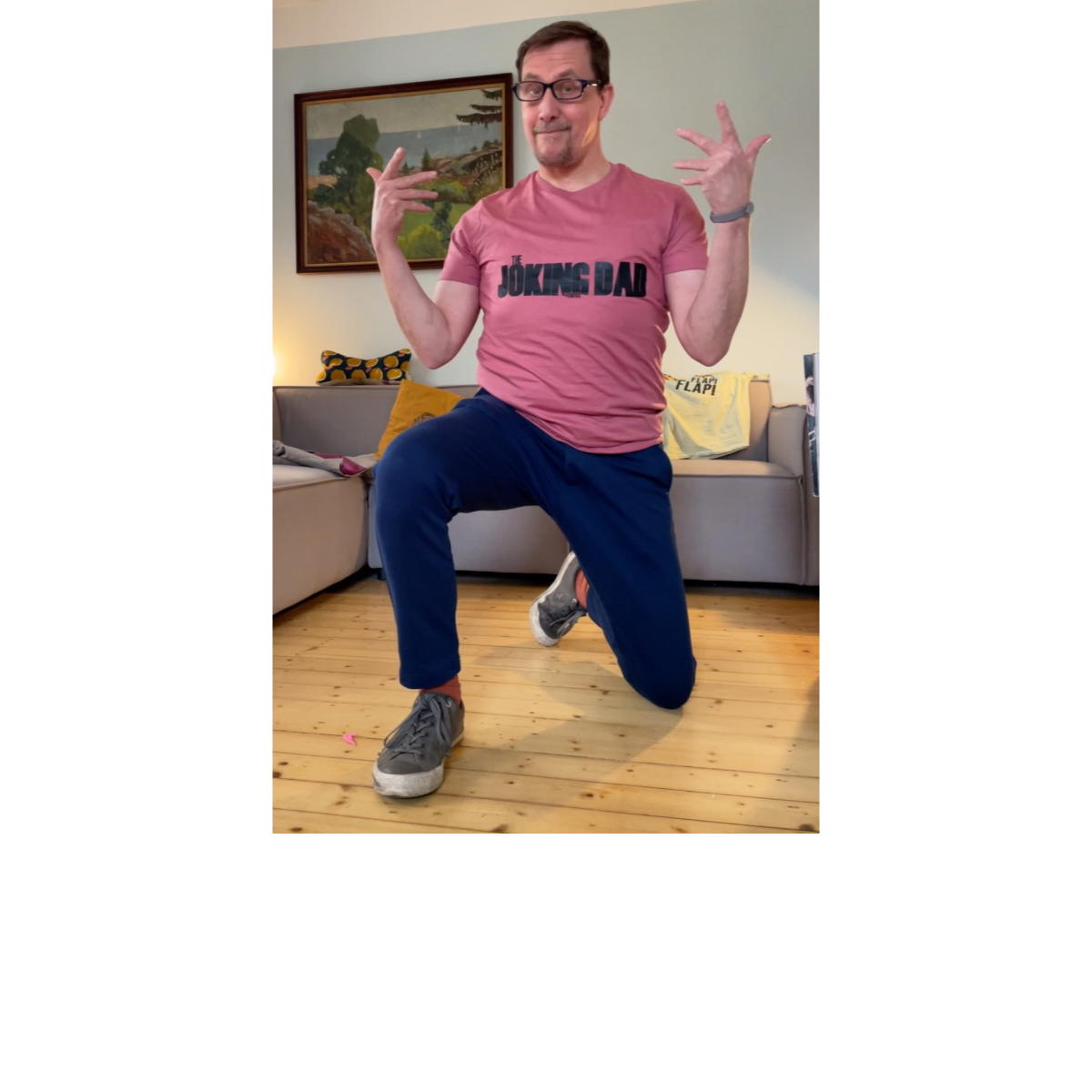 Image back The Joking Dad - Proper Heavy T - rose