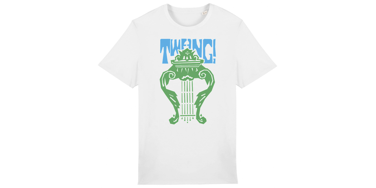 Image front Twang! Lyre - Proper Heavy T - white