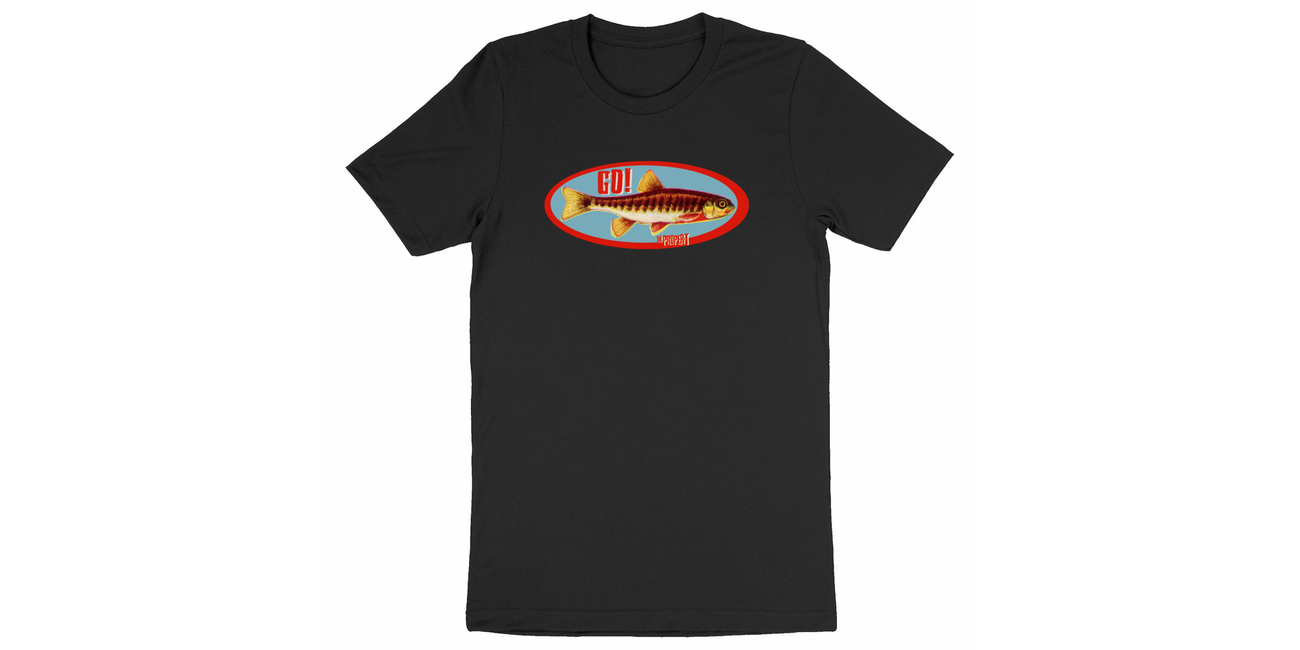 Image front Go! Fish - Proper Heavy T - black
