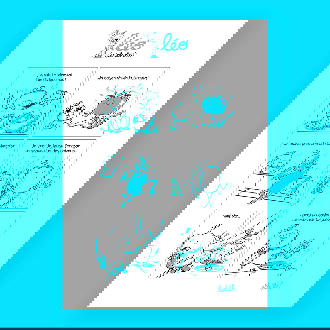 Print A3 / léo (et les bas) - les légumes