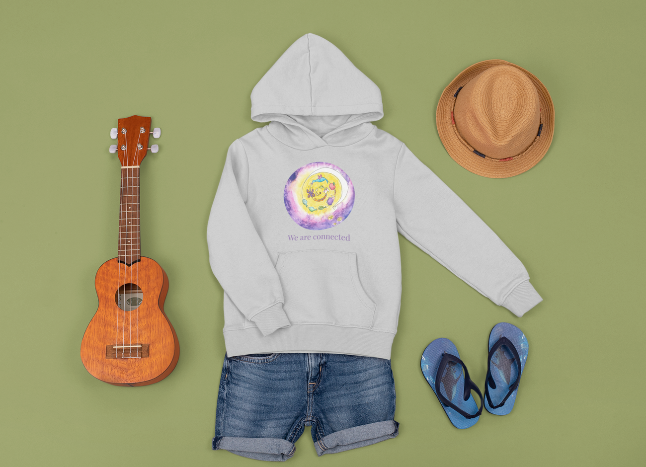 Image front Hoodie - We are connected