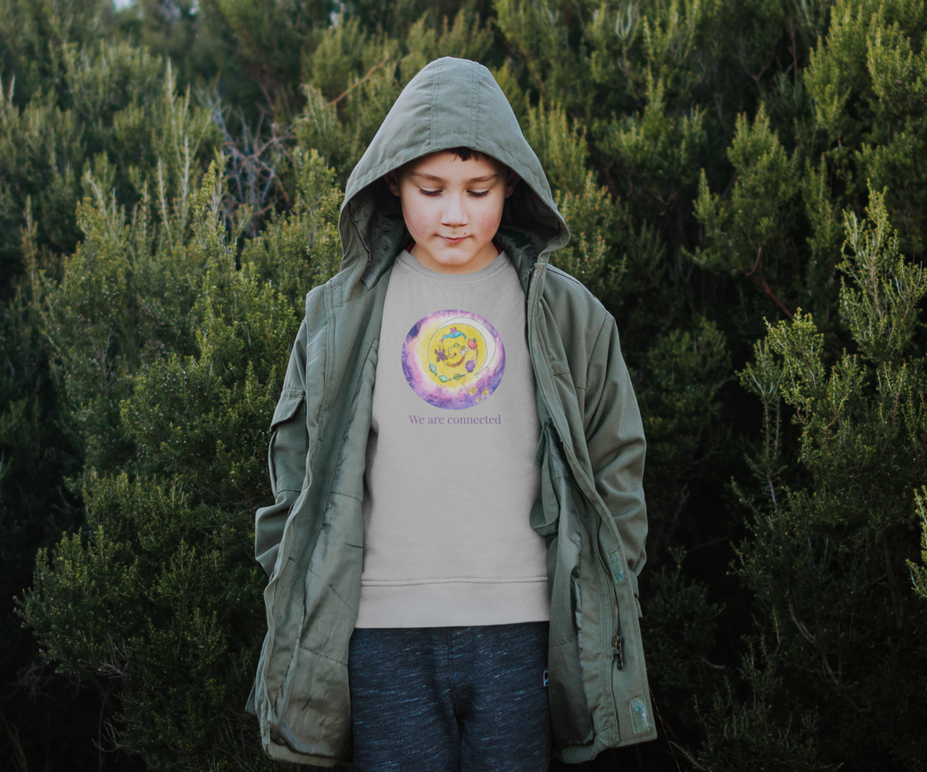 Image front Sweatshirt - We are connected