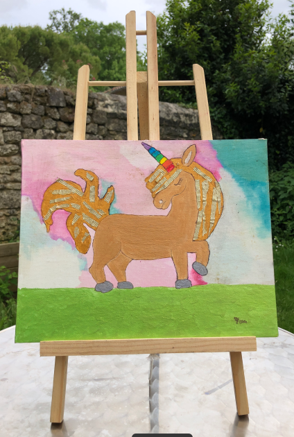 Image front Licorne des Sept Rayons – Création AGT | Âme Gardienne Totémique d’Efélia