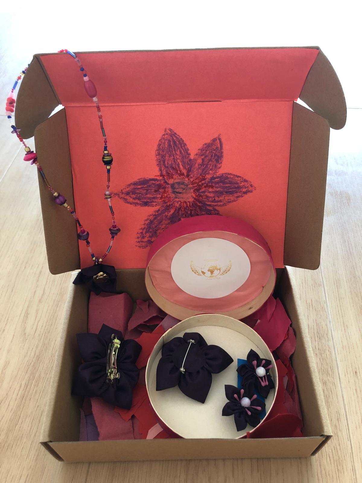 Image back Parure Élégance Florale – Création AGT | Âme Grâce Tissus