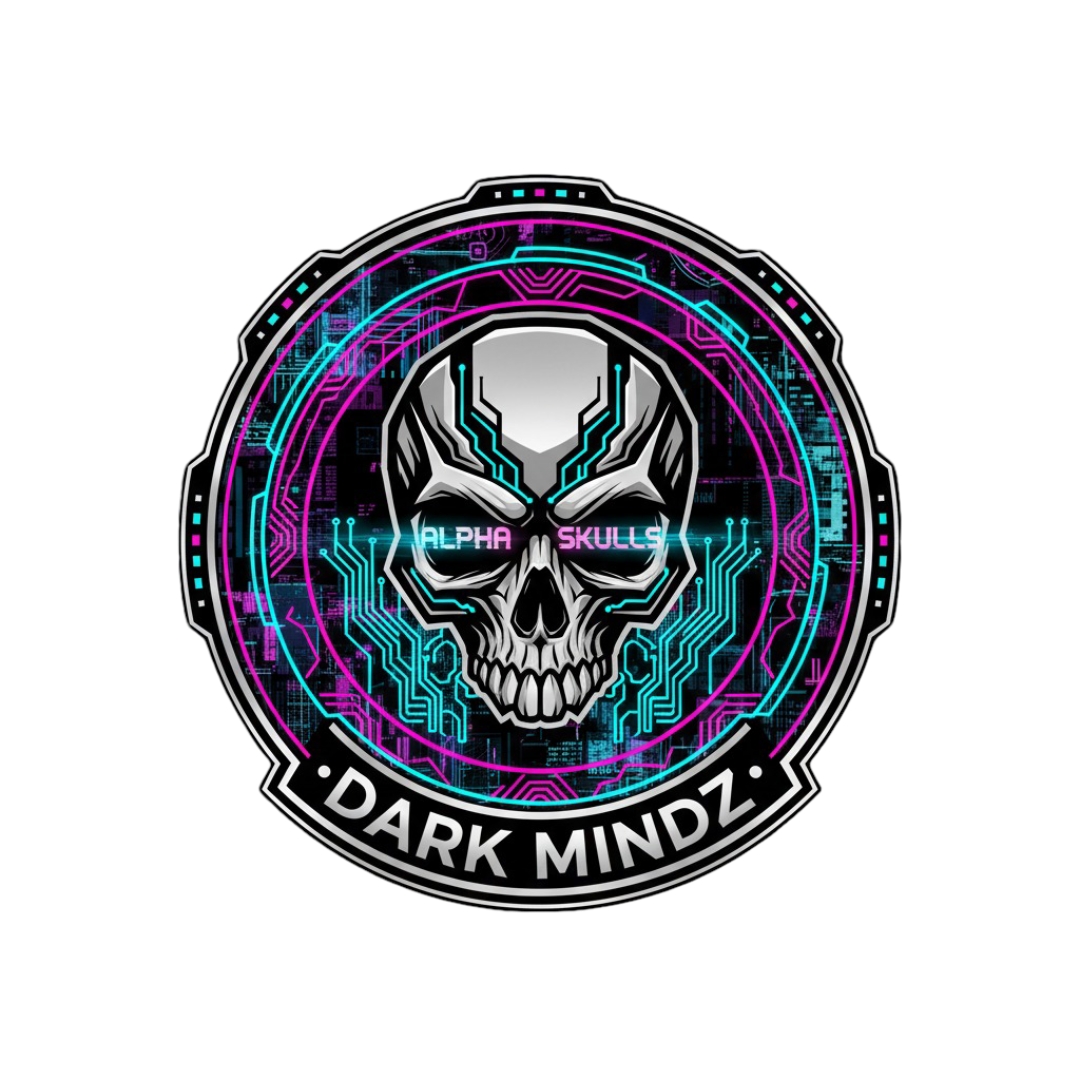 left - AlphaSkulls.com - Dark Mindz Skull Clothing and Merchandise