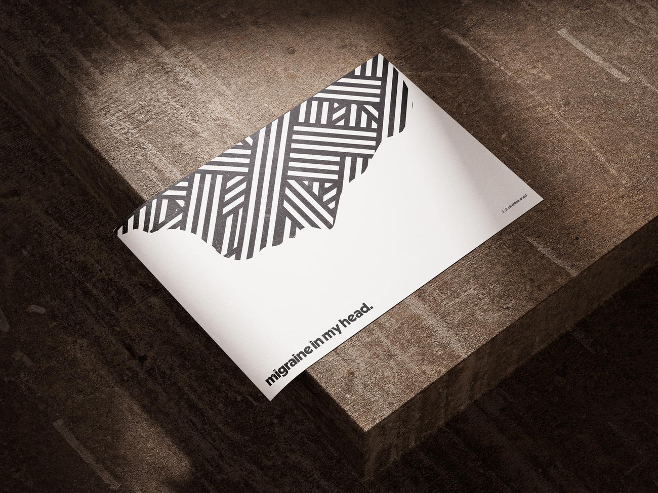 Image back migraine in my head. POSTER