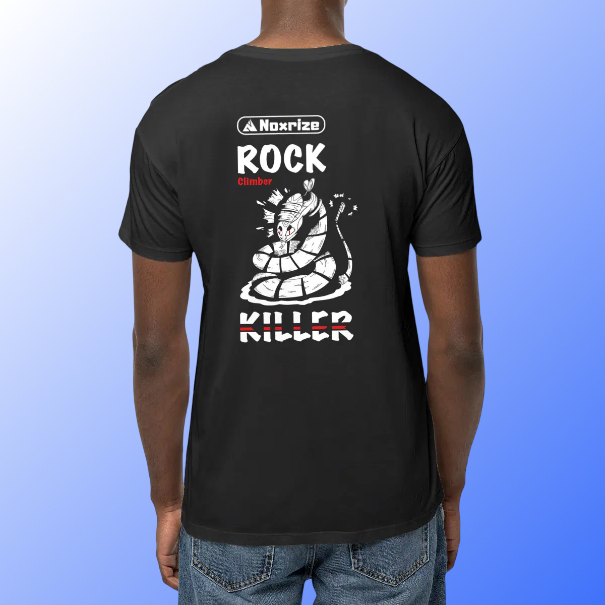 Image front Gravi Tee « Rock killer » V2 [unisexe/noir]