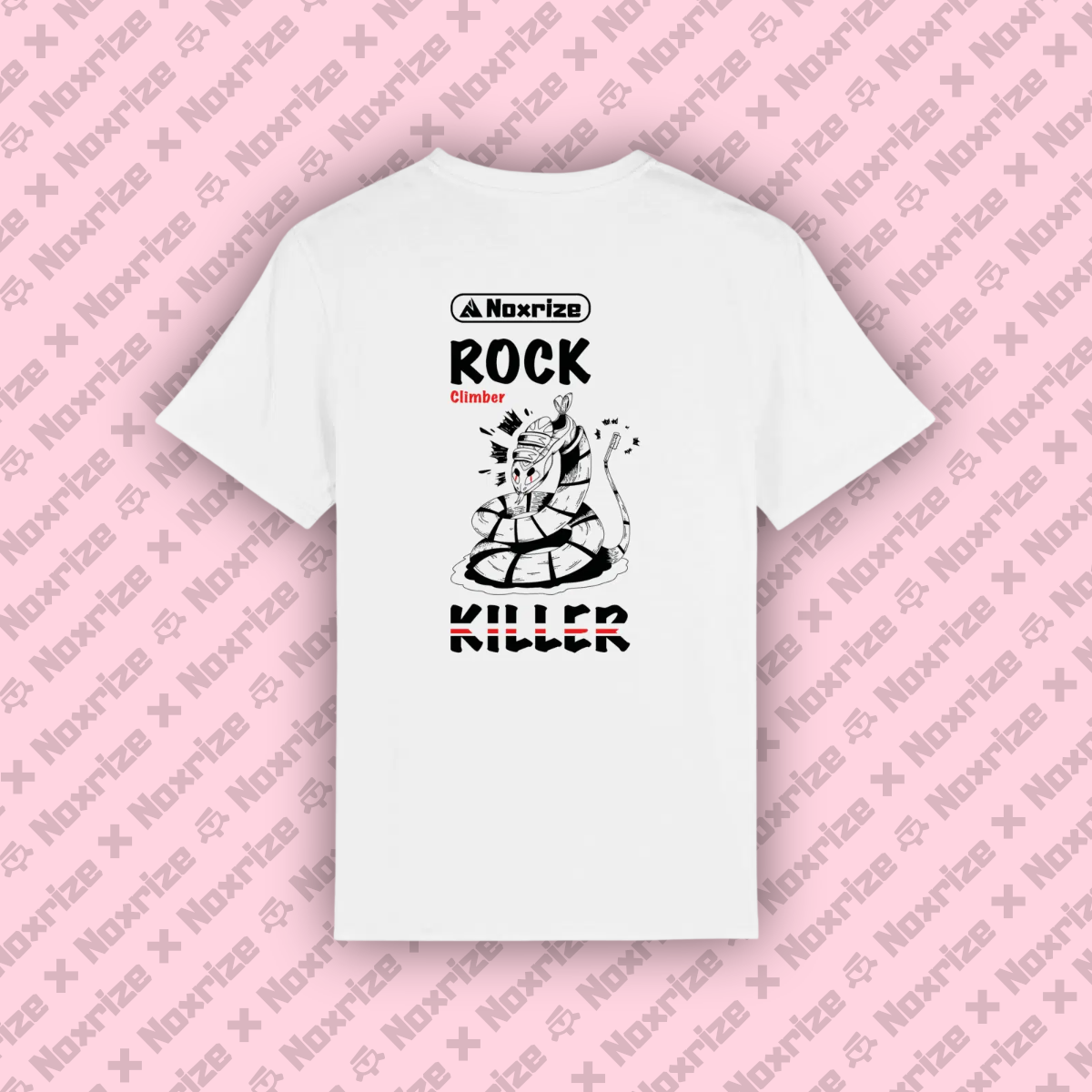 Image back Gravi Tee « Rock killer » V2 [unisexe/blanc]