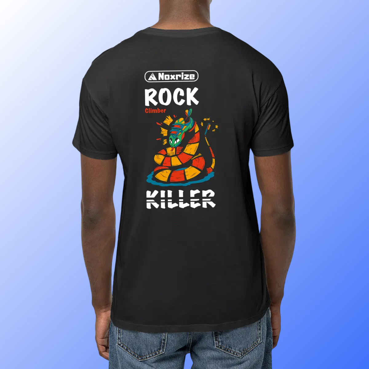 Image front Gravi Tee « Rock killer » V2 [unisexe/noir]