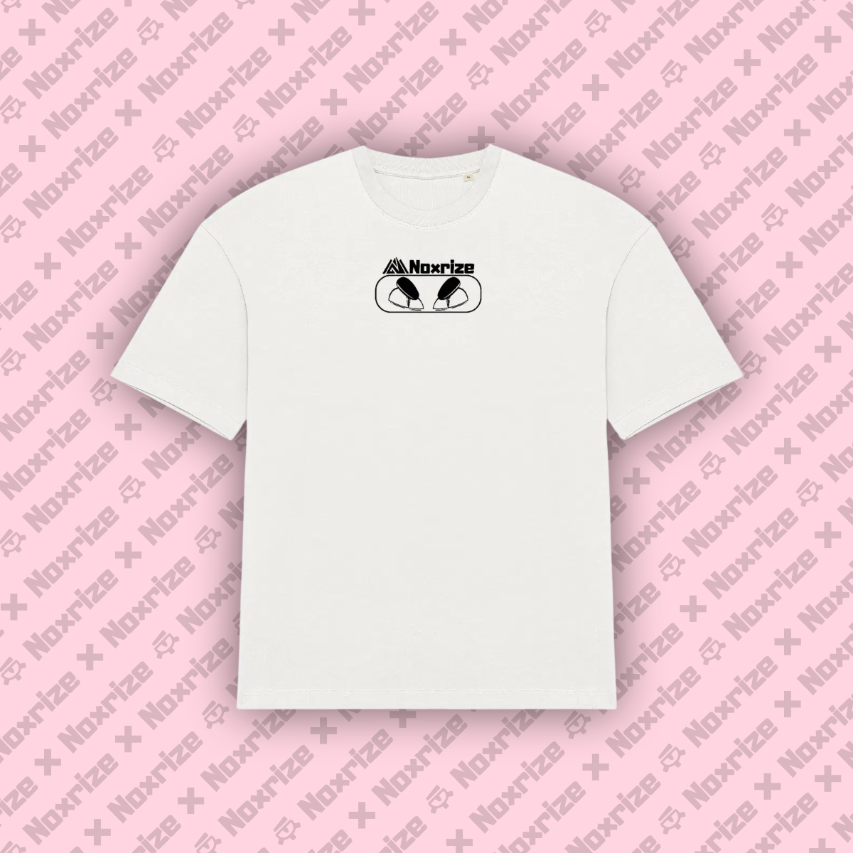 Image back T-shirt oversized unisexe « Rock killer » blanc (Noxrize escalade)