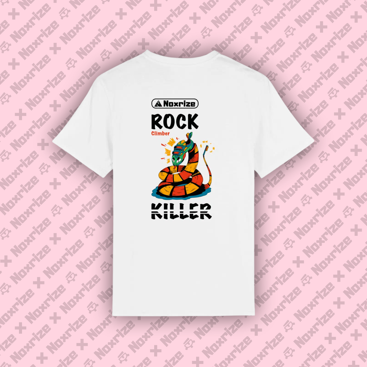 Image back Gravi Tee « Rock killer » V2 [unisexe/blanc]