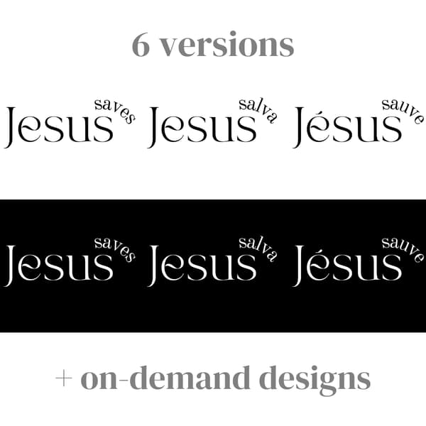 Jesus Saves Design