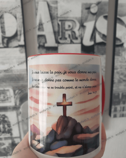 Mug chrétien personnalisable - céramique