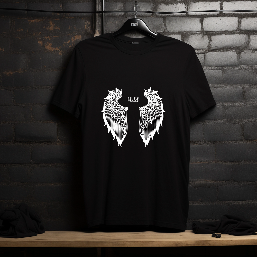 Image front T-shirt homme oversize  wild