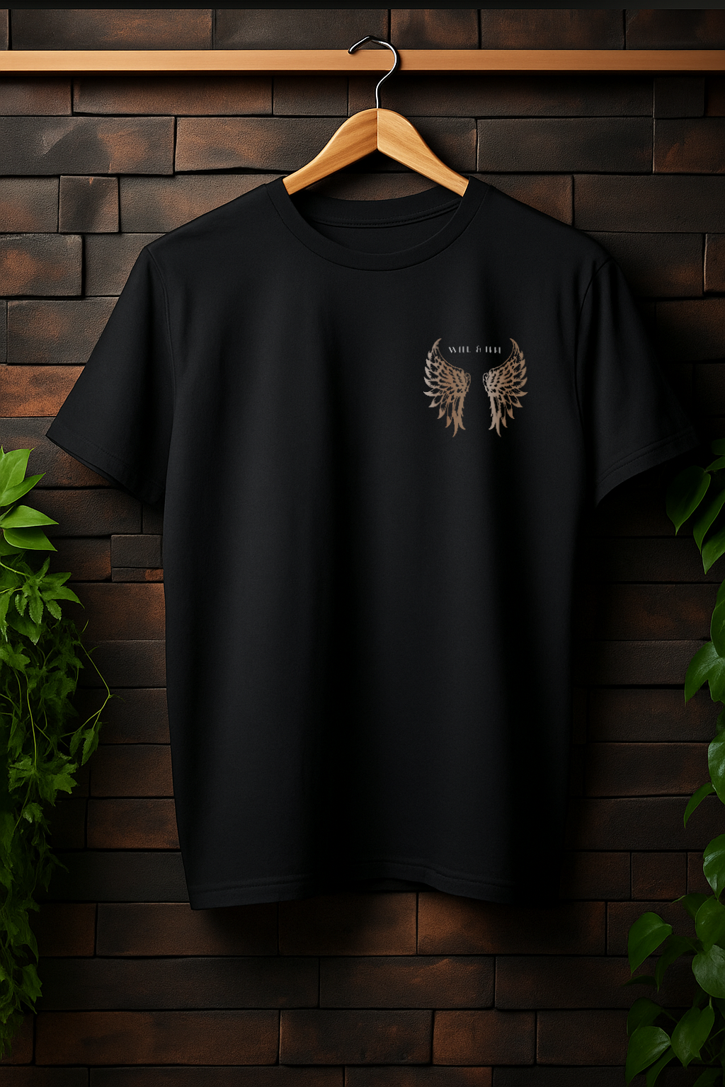 Image front T-shirt oversize "Wild & Free" 