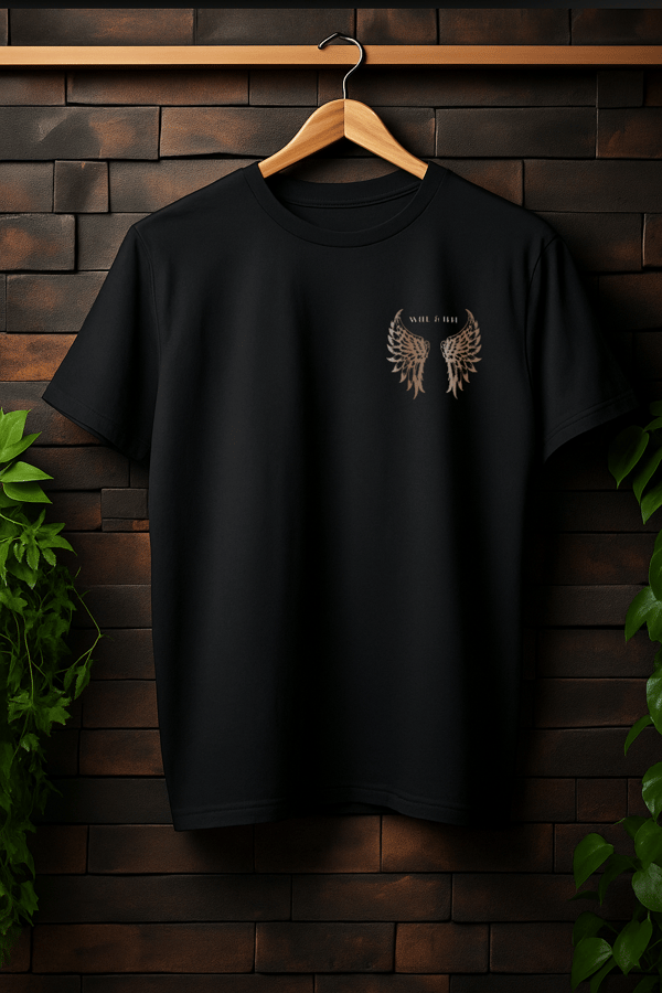 Image front T-shirt oversize "Wild & Free" 