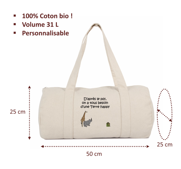 Image back Sac sport - "Terre happy"