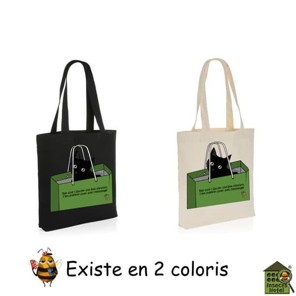 Image back Totebag épais - "Sac mis en abyme"