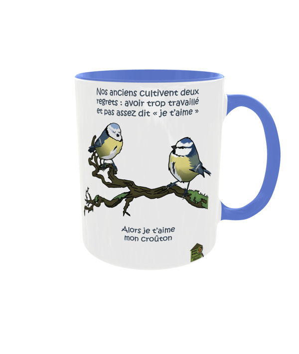 Image front Mug céramique personnalisable - "Je t'aime"
