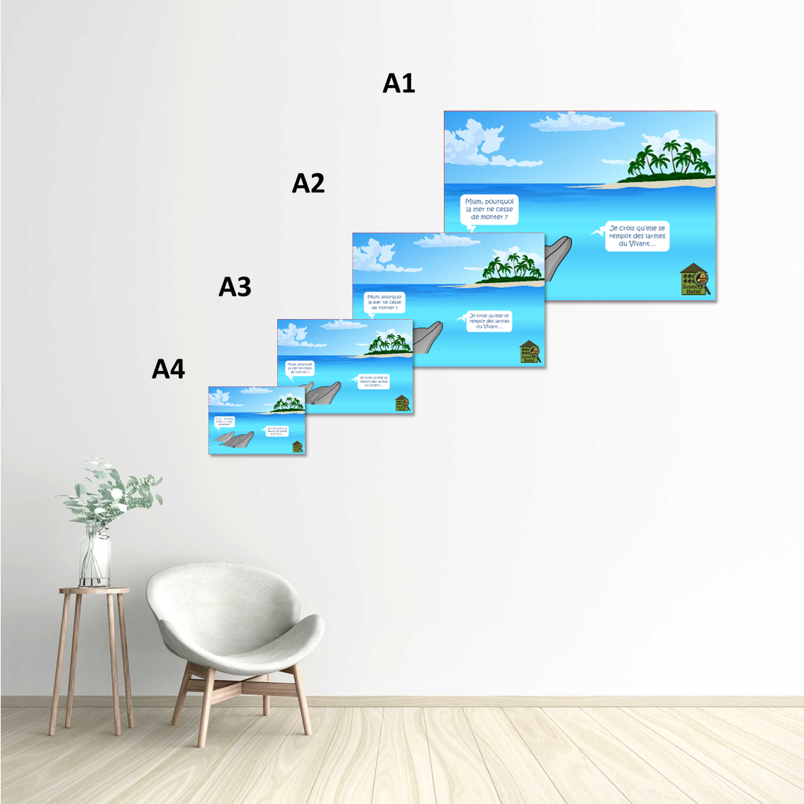 Image back Poster : "montée des larmes"