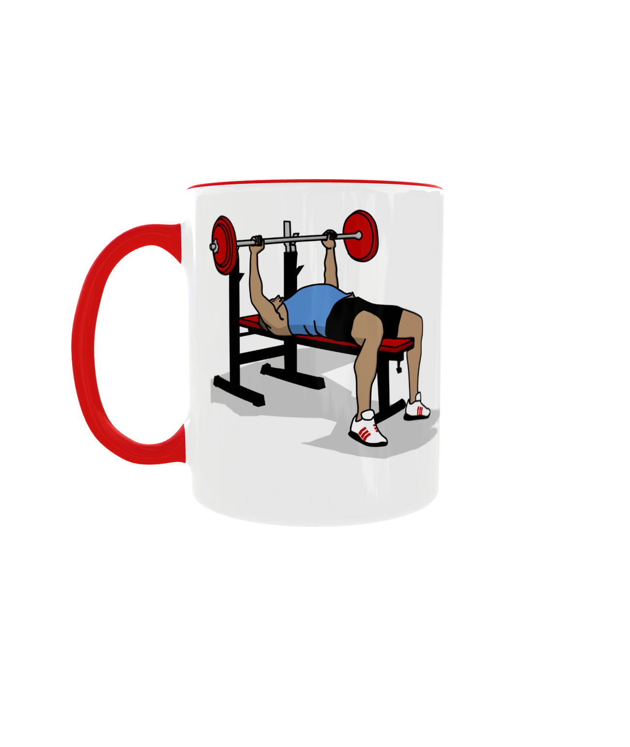 Image front Mug céramique personnalisable - "Chien et chat de sportif"