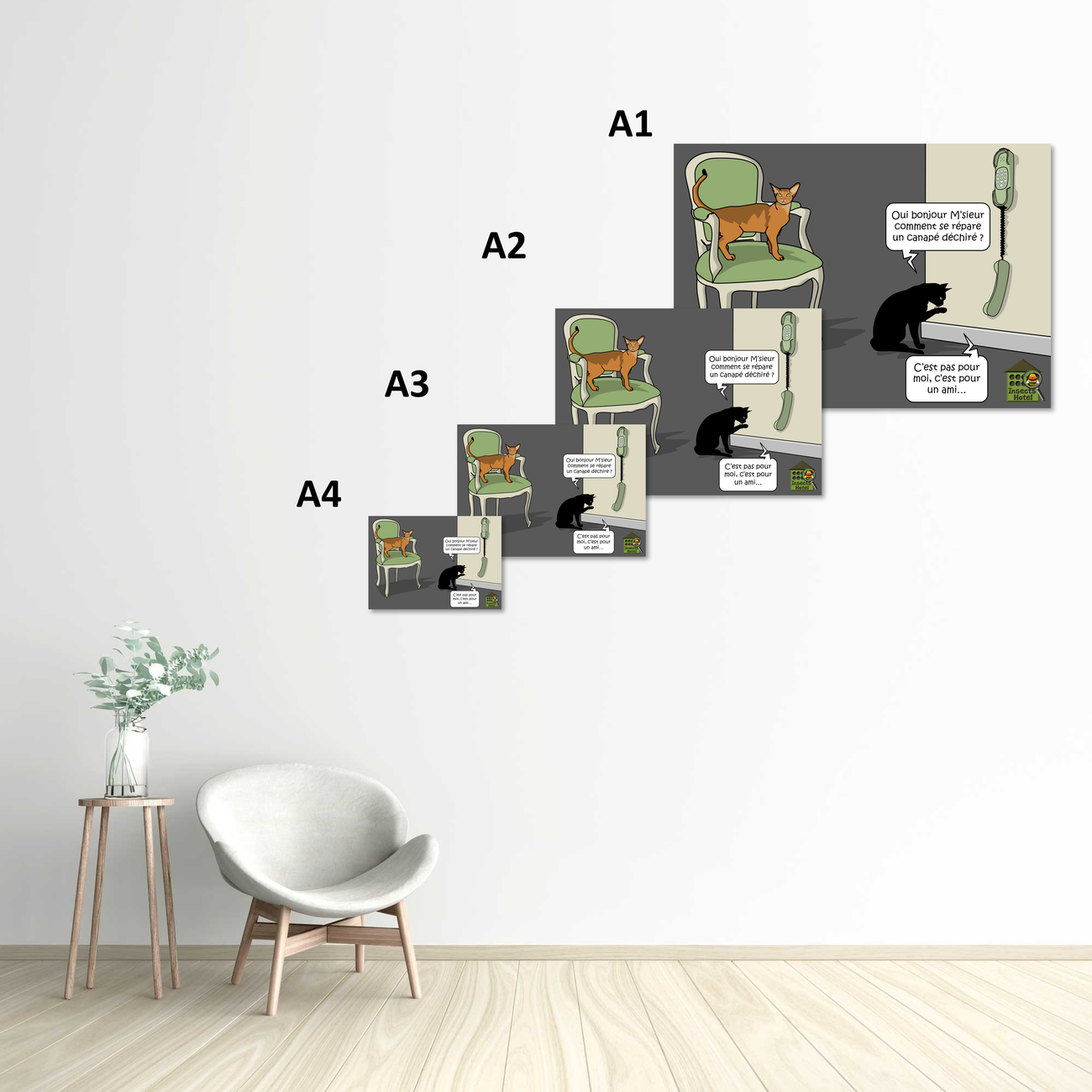 Image back Poster - "Coup de griffe"