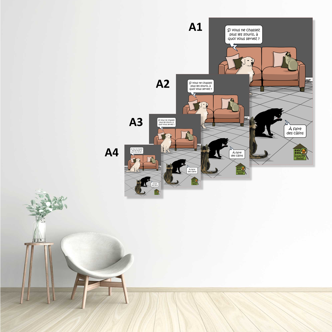 Image back Poster - "Indispensable superflu"