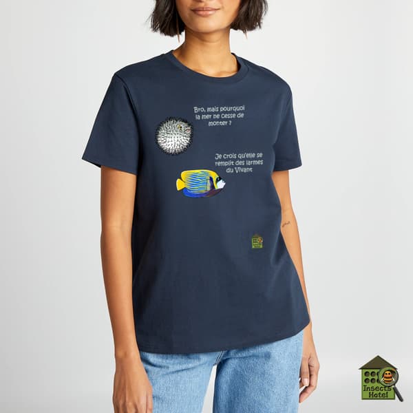 Image back T-shirt - homme ou femme - "Montée des eaux"