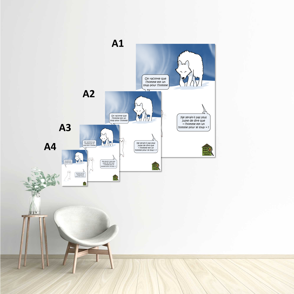 Image back Poster - "Loup"