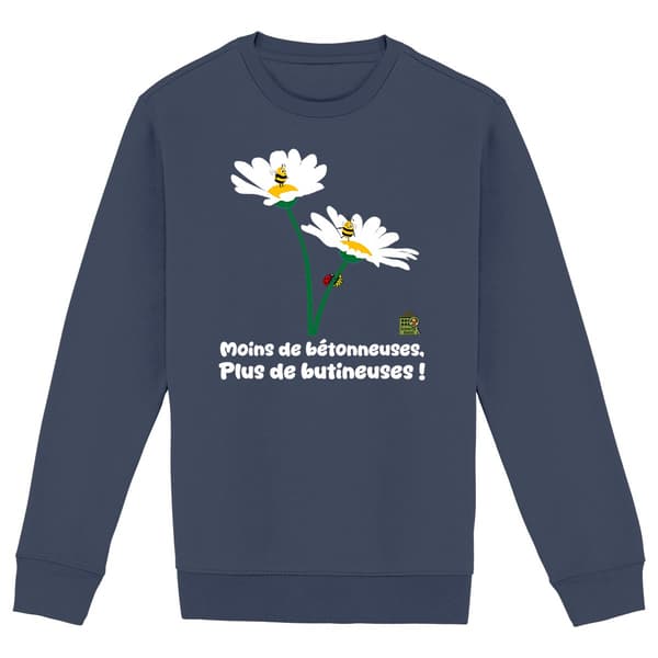 Image front Sweat épais - femme ou homme - "Butineuses"