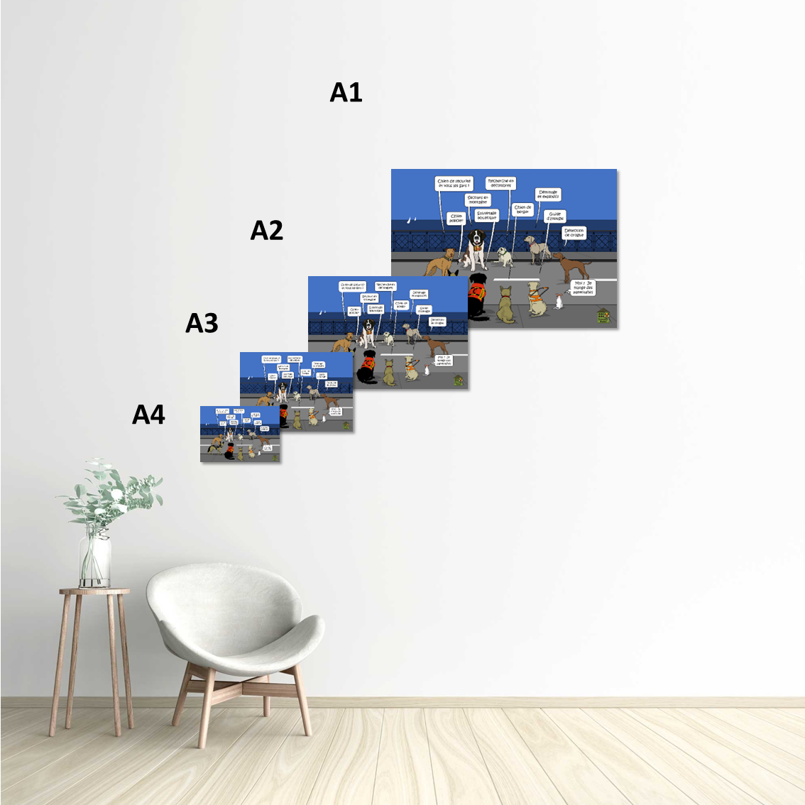 Image back Poster - "A nos héros et compagnons"