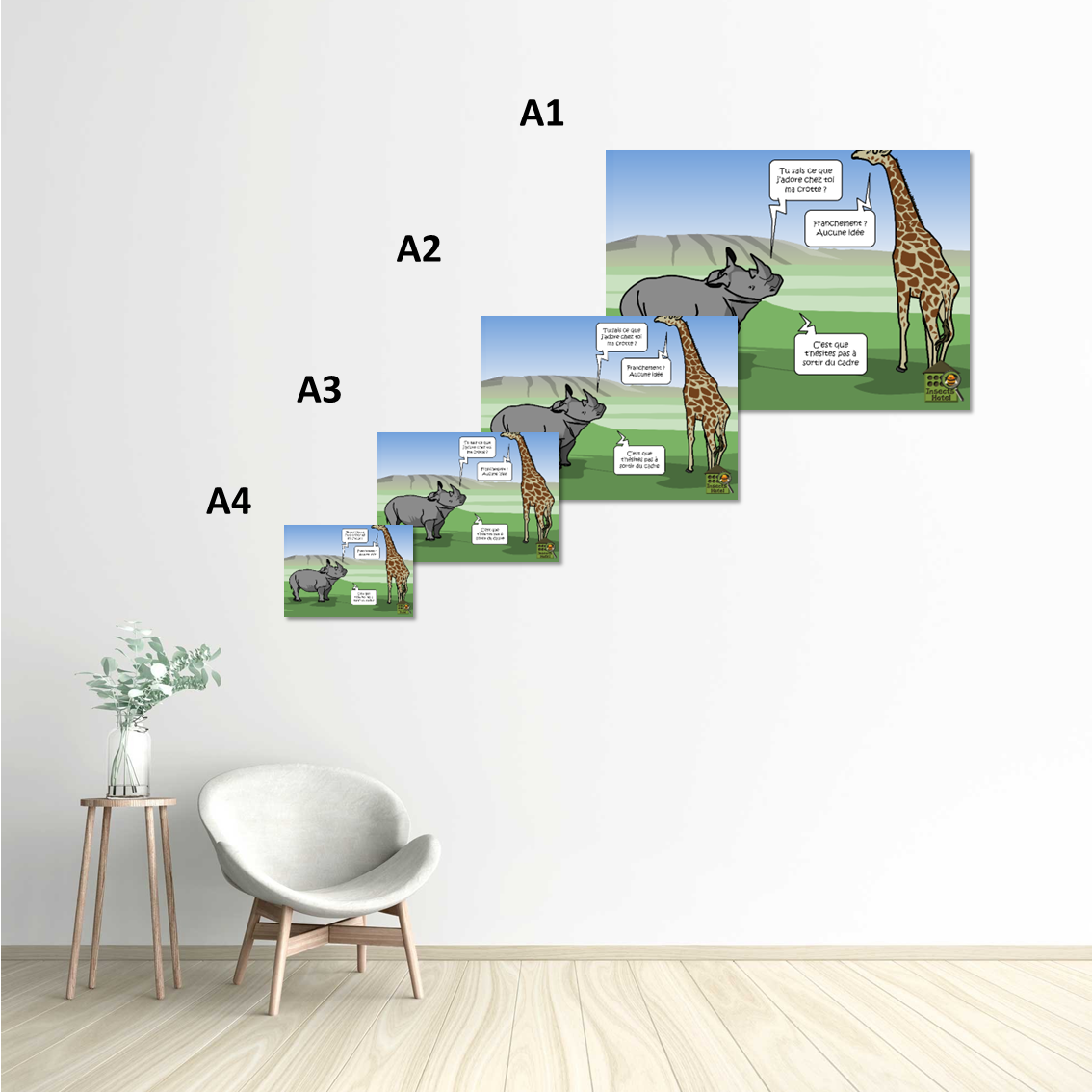 Image back Poster - "Hors cadre"