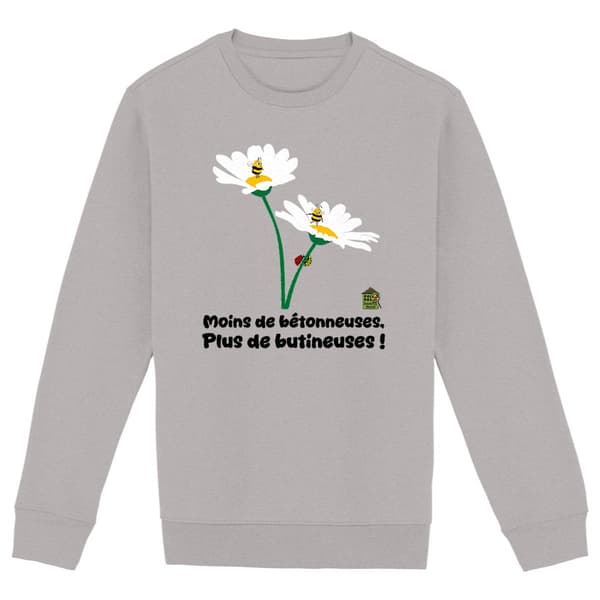 Image front Sweat épais - femme ou homme - "Butineuses"