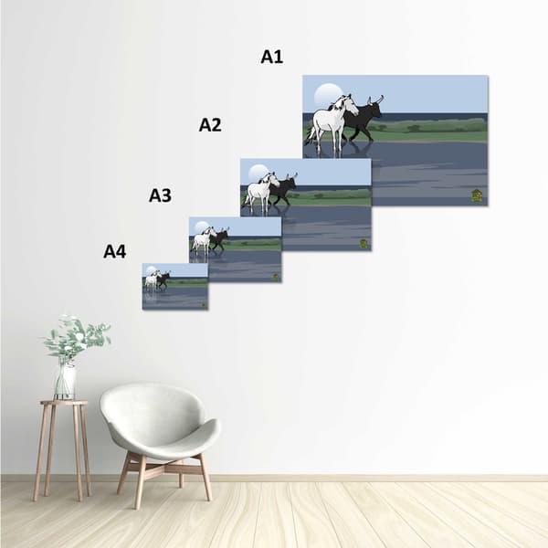 Image back Poster - La Camargue vue par InsectsHotel