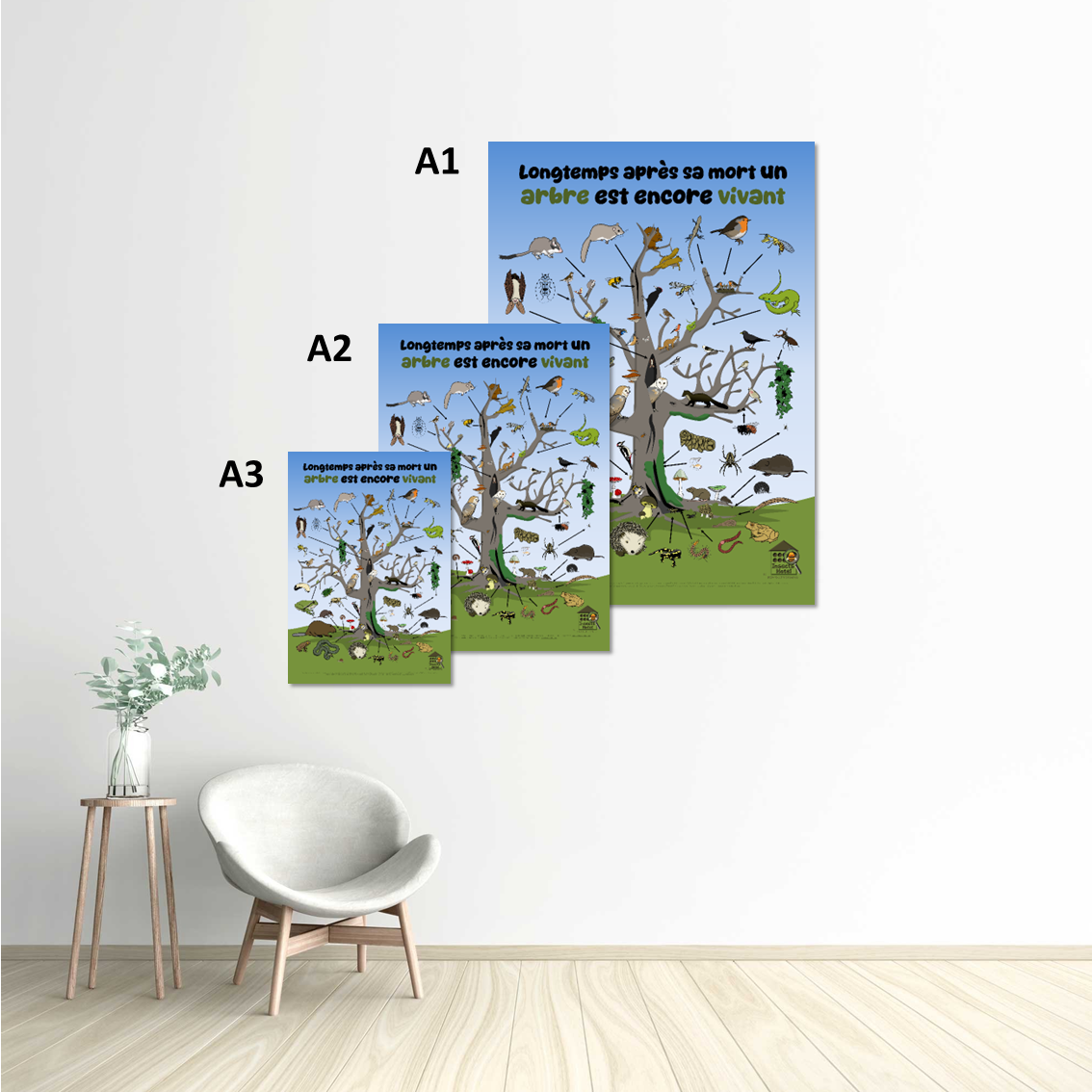 Image back Poster - "La vie d'un arbre mort"