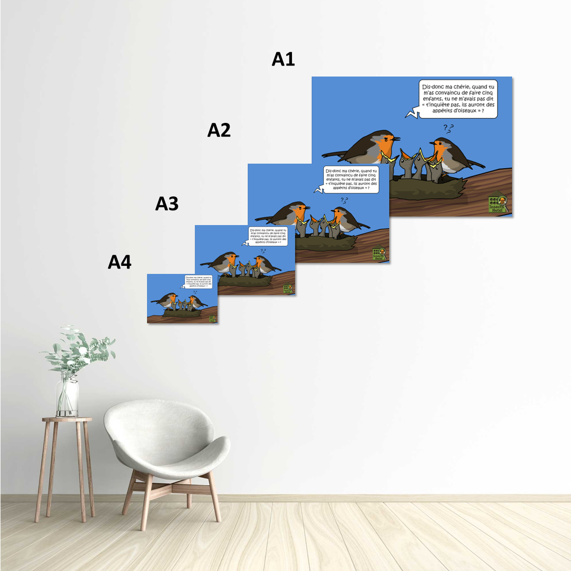 Image back Poster - "Famille nombreuse"