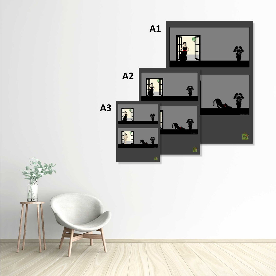 Image back Poster - "Disparition, apparition"