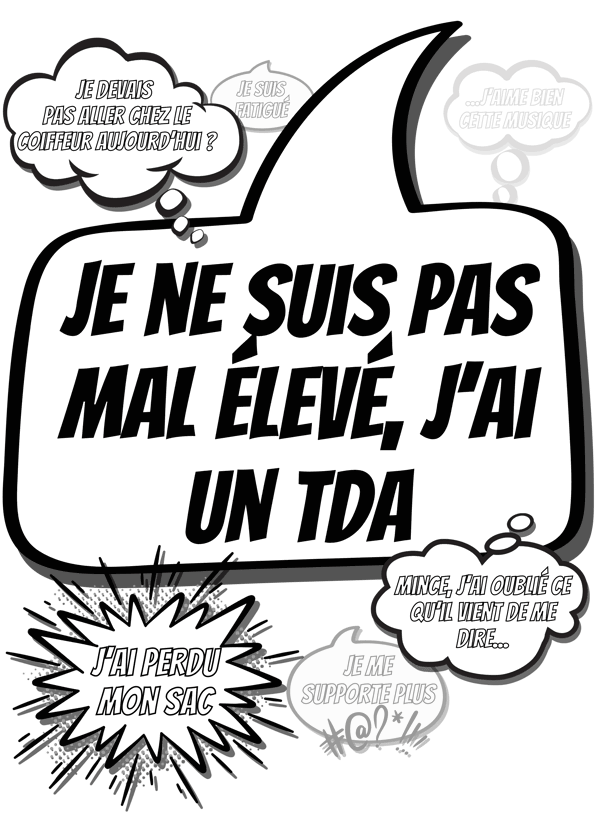 Image front Débardeur unisexe J'ai un TDA