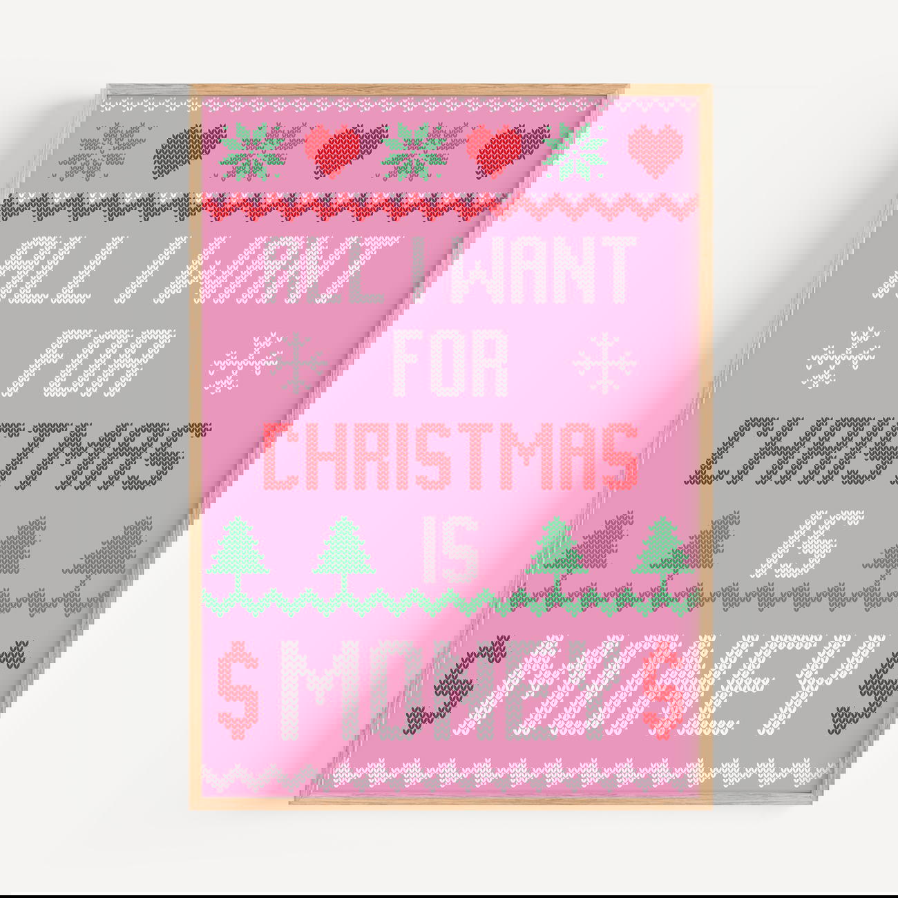 Image front All I want for christmas is money Poster