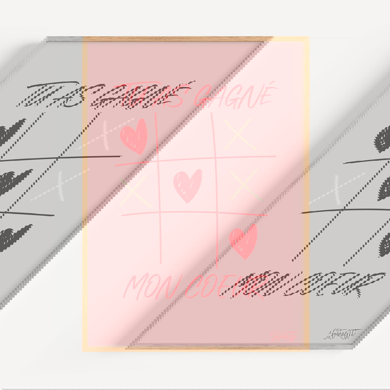 Image front Tu as gagné mon coeur Poster