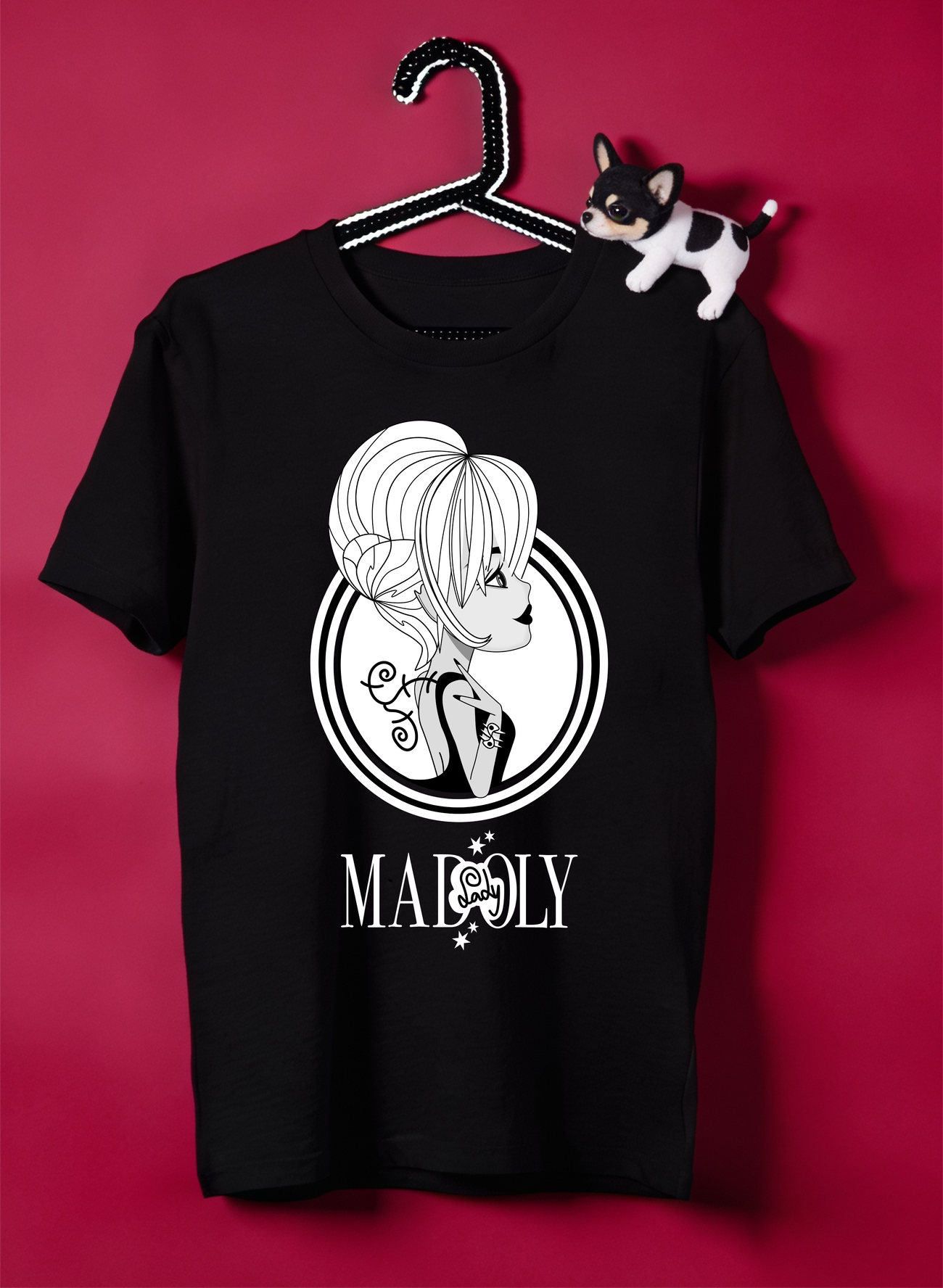 Image front T-shirt Femme Classique 100% coton - Modèle GIGY