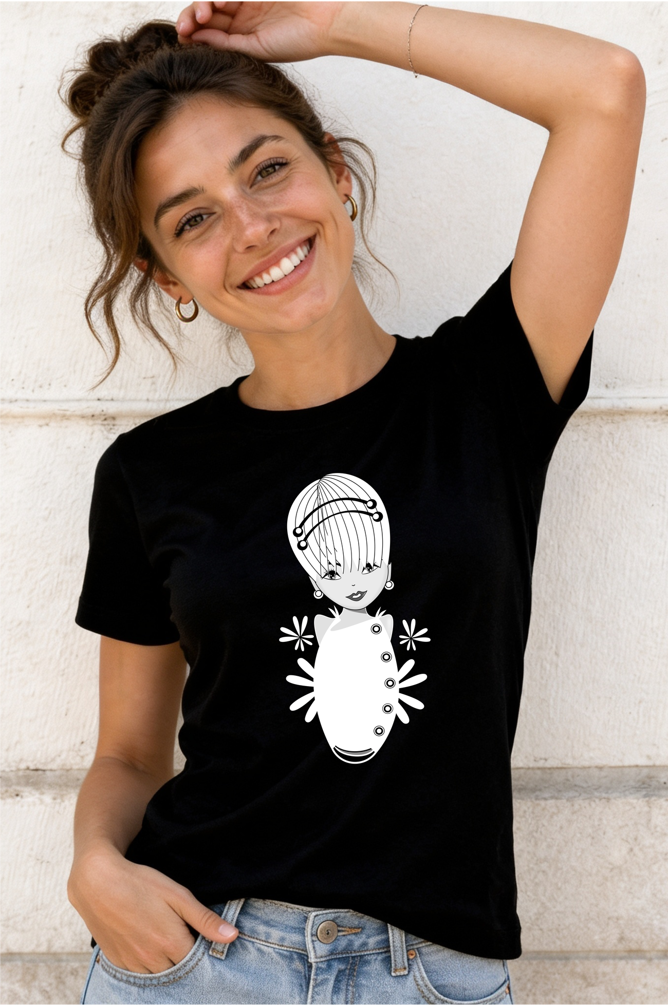 Image front T-shirt Femme Classique LM10