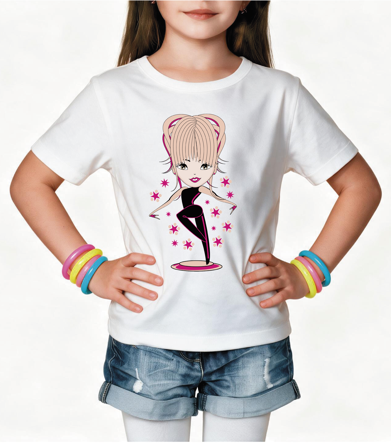 Image front T-shirt Enfant Epais 100% coton bio Lady Madoly