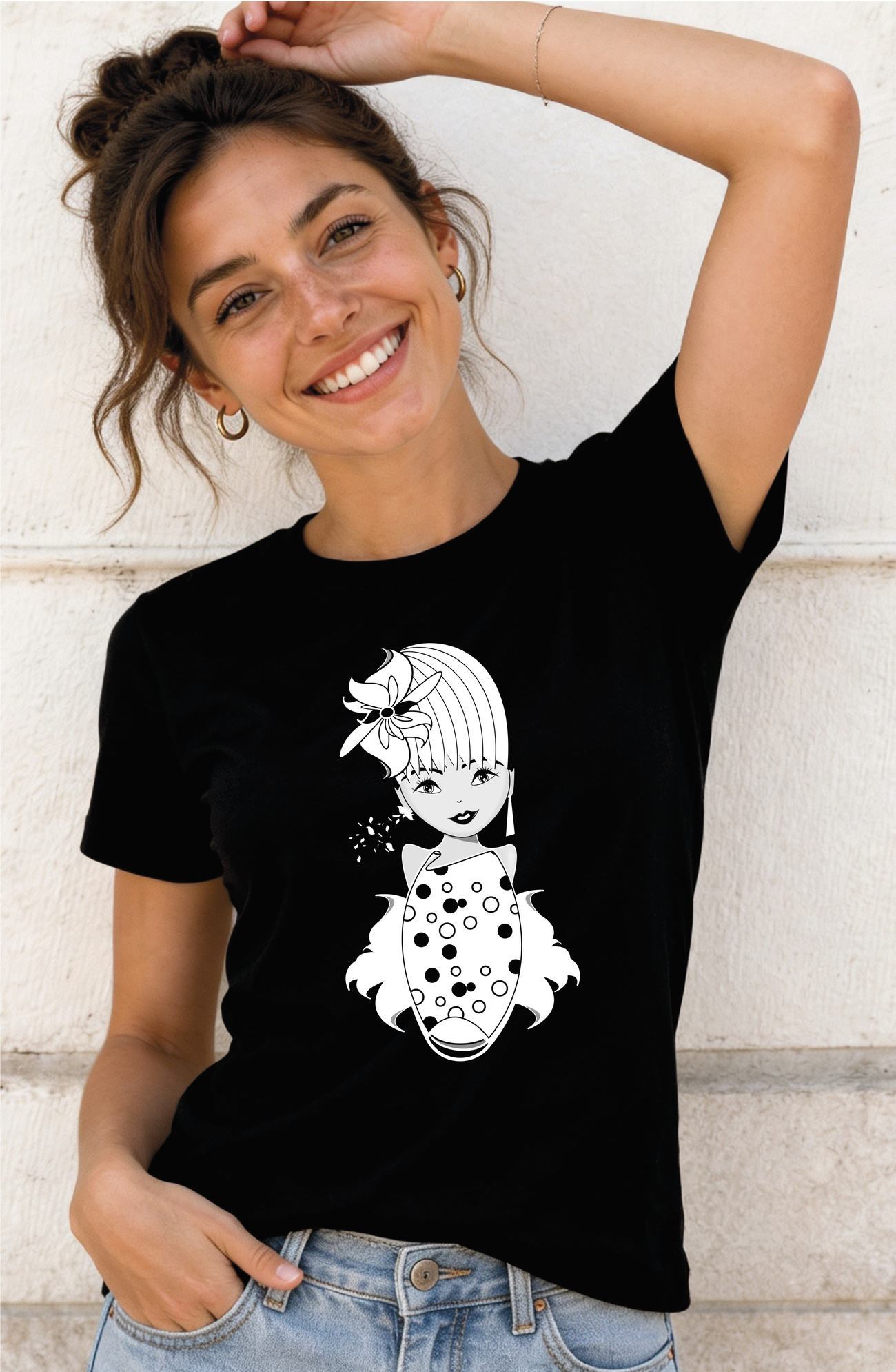 Image front T-shirt Femme Classique LM05