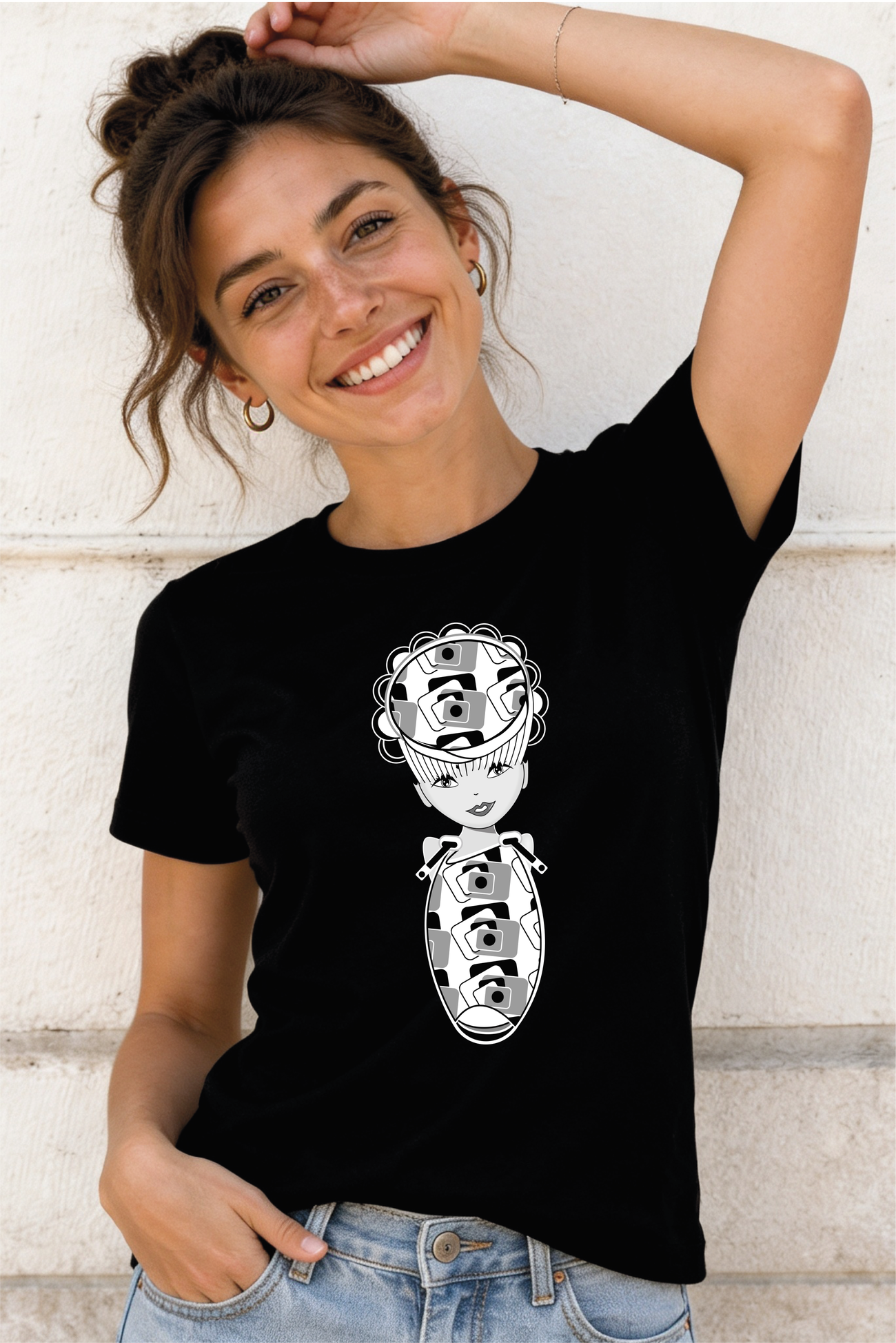 Image front T-shirt Femme Classique LM06