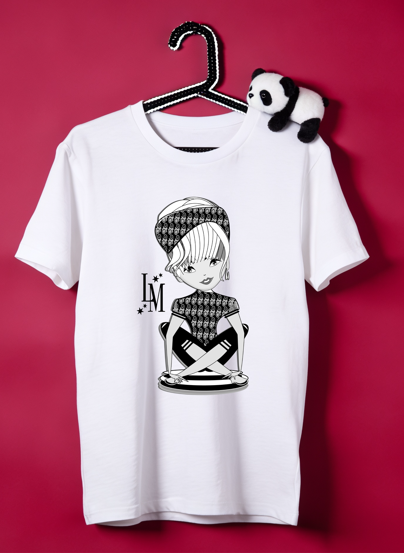 Image front T-shirt Femme Classique 100% coton - Modèle GIGY