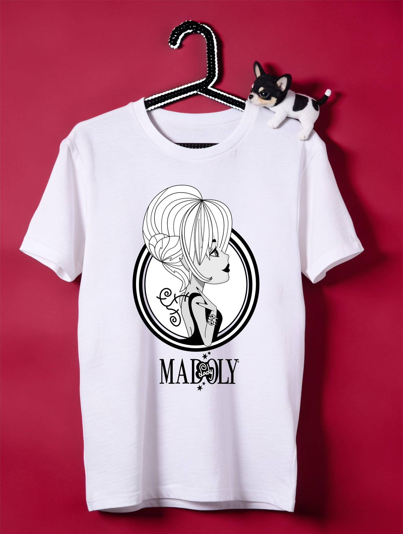 Image front T-shirt Femme Classique 100% coton - Modèle GIGY