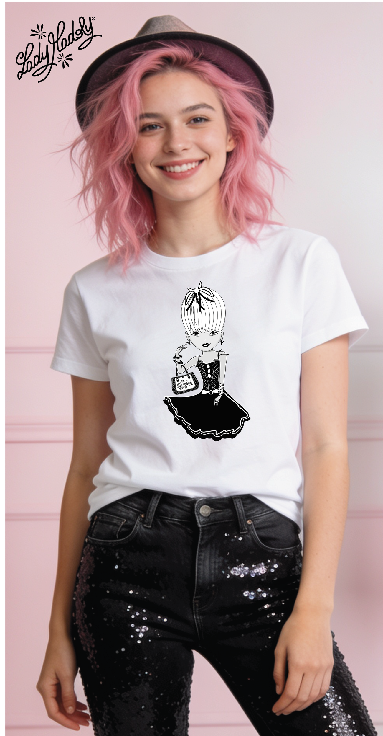 Image front T-shirt Femme Classique LM10